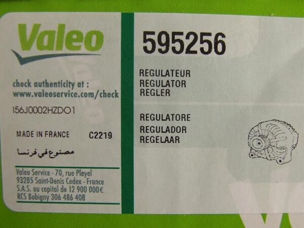 REGLER VALEO 12V BMW 118 120 316 318 320 325 330 520 - Image 2