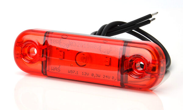 GABARITNA LAMPA 12-24V CRVENA LED SLIM 83.8X24.2 3 DIODE - Image 3