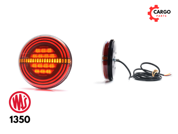 STOP SVJETLO UNIVERZALNO OKRUGLO FULL LED 12/24V KABAL 2m ADR