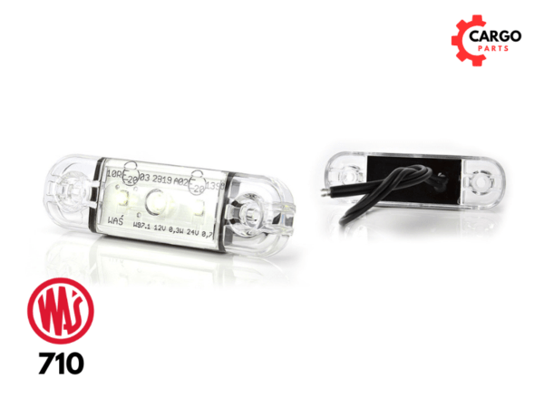 GABARITNA LAMPA 12-24V BIJELA LED SLIM 83.8X24.2 3 DIODE