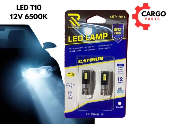 SET LED T10 SIJALICA UBODNA - CANBUS - 12V 6500K