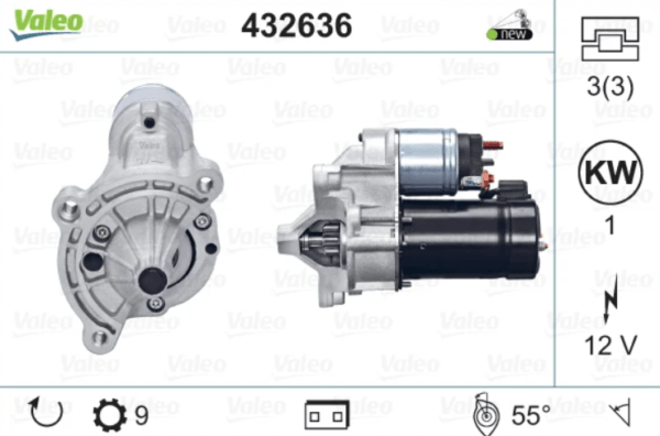 ANLASER VALEO 12V PEUGEOT 309 405 406 508 605 806 - Image 7