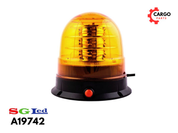 ROTACIONA LAMPA LED 12-24V ŽUTA / ROTACIJA