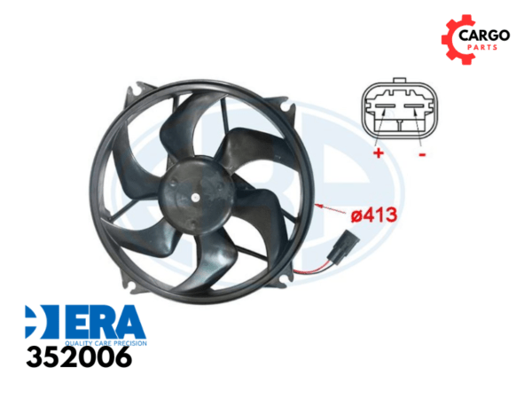 VENTILATOR HLADNJAKA MOTORA PEUGEOT 307 308 / CITROEN C4