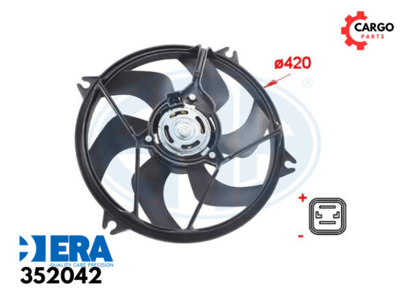 VENTILATOR HLADNJAKA CITROEN BERLINGO JUMPY / PEUGEOT PARTNER 00-