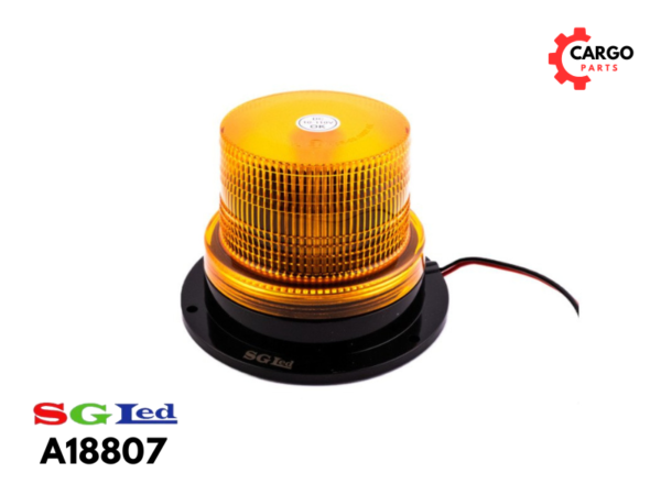 ROTACIONA LAMPA LED 10/110V ŽUTA / ROTACIJA