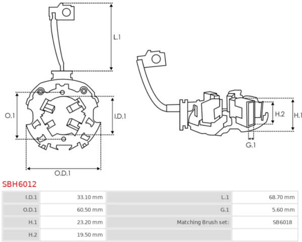 NOSAC CETKICA DENSO / BOSCH AUDI A4 Q5 / VW GOLF POLO TIGUAN - Image 2